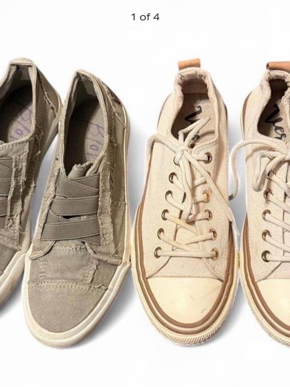 Women's Neutral Sneaker Bundle Blowfish & Very G Size 7